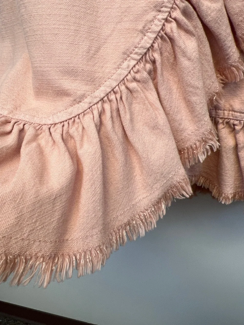 Anthropologie Pilcro Women's Chic Flirty Peach Nettie Ruffle Tie Skirt Size XSP - Picture 13 of 16